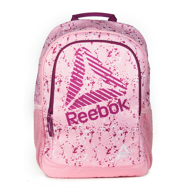 Reebok Unisex Lightweight, Durable, Water-Resistant Marley Backpack - Sweet  Pink Splatter - Walmart.com