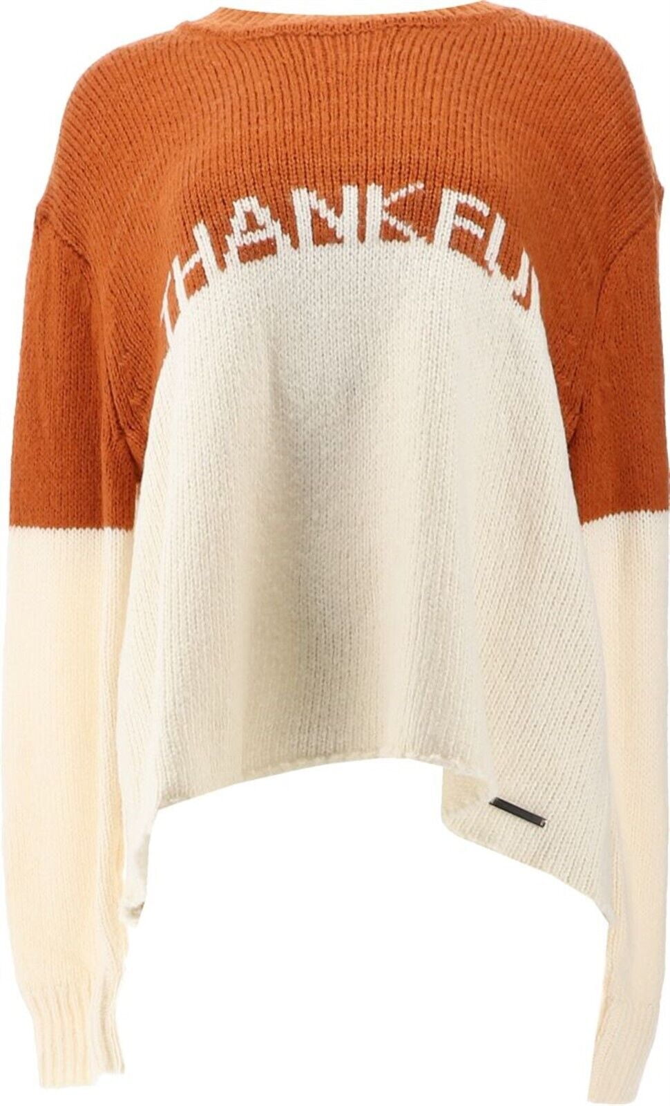 peace love world intarsia sweater