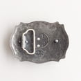 thumbnail image 6 of Antique Brushed Silver Initial Letter J Cowboy Cowgirl Western Belt Buckle, 6 of 6