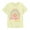 Yellow-06, variant on Ugoldhm Girls Letter Print Cotton Tees Crew Neck Relaxed Summer Shirts Size 2-15Y Graphic Alphabet Design Casual Tops