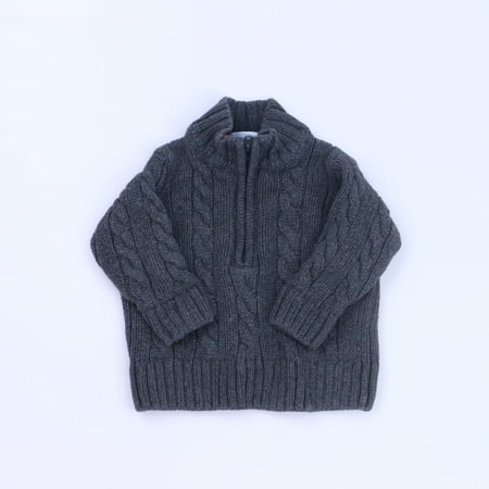 

Pre-owned Janie & Jack Boys Gray Sweater size: 3-6 Months