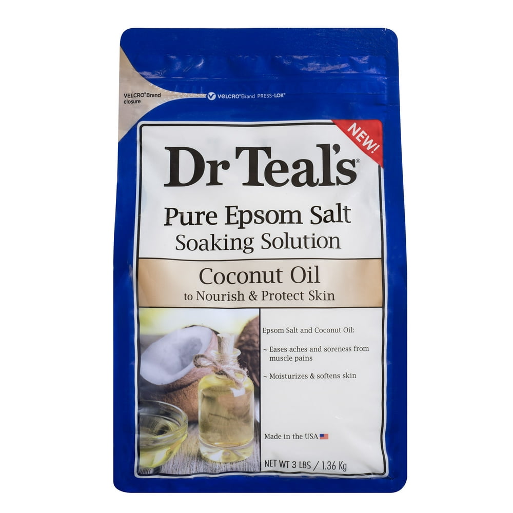 Dr Teal's Pure Epsom Salt Soaking Solution, Nourish & Protect with