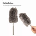 thumbnail image 4 of Adjustable Soft Microfiber Feather Duster Dusting Brush Household Cleaning Tool, 4 of 6