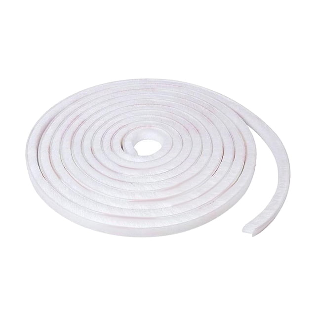 Burlete de cepillo para puerta y ventana de 10 m. Blanco