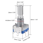 360 Degree Rotary Encoder Code Switch Digital Potentiometer EC11 7 Pins 20mm 2 pcs