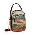 thumbnail image 7 of FORMRS Crossbody Bag for Women Quilted Travel Shoulder Cell Phone Purse with Chain Strap Handbag, Abstract Wavy Landscape, 7 of 7