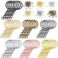 thumbnail image 1 of 250 piezas de pasadores de ojo de tornillo para llaveros, anilla de salto, extensores de cadena, pasadores de ojo, llavero dividido multicolor, 1 of 9