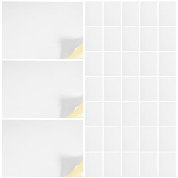 CYLINDSOME 100 Sheets Printable Blank Sticker Labels Sticker Paper for Printer Adhesive Paper Label Printer Sticker