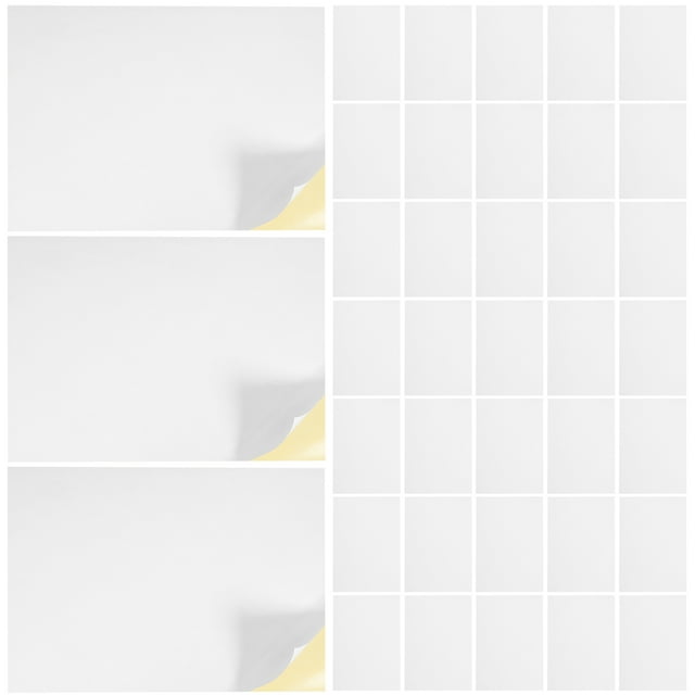 100 hojas de etiquetas adhesivas en blanco imprimibles, papel adhesivo para impresora, etiqueta de papel adhesivo, pegatina para impresora