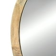 thumbnail image 2 of A&B Home Porthole Mango Wood Wall Mirror - 19.8" x 19.8" x 1.3" - Black, 2 of 3