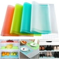 thumbnail image 6 of Fabulas 8pcs Refrigerator Liners Mats, 12 x 17.7'' Fridge Shelf Liner Washable Waterproof, 6 of 8