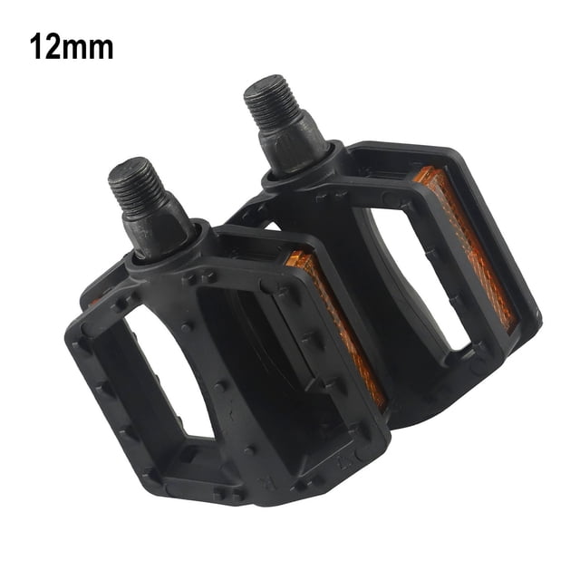 Kids Bike Pedals with Enhanced Foot Touch Area Suitable for American 12mm and Metric 14mm Threaded Bicycles Reflective Design