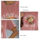 thumbnail image 5 of Camiseta de verano ligera y transpirable para mujer, talla XL, cuello redondo y manga corta con estampado en oro rosa, 5 of 6