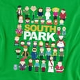 thumbnail image 2 of South Park Full Cast Unisex Adult T-Shirt, Kelly Green, Large, 2 of 6
