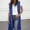 Blue, variant on Women's Long Sweater Vests Sleeveless Open Front Cardigan Tunic Vest Long Cardigan Tops Coat Fall Winter Outfits Womens Cardigan Duster