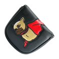 thumbnail image 4 of fastboy Golf Mallet Putter Head Cover Golf Black Semicircle Supplies Protective Putter Fashion Covers, 4 of 6
