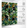 thumbnail image 3 of Shower Curtain for Bathroom Stall Boho Modern Cute Aesthetic Decorative Girly Waterproof Unique Cats Flowers Girls Chic Print Design Teen Pretty Women Cortinas de Baño Bathtub 180*180cm, 3 of 5