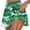 Green, variant on Babysbule Women's Athletic Beach Skort High Waisted Sports Yoga Pleated Tennis Skirt Leaf Printed Sporty Gym Elastic Workout Skirt