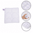 thumbnail image 3 of Unique Bargains 1 Pc Heart-shaped Quilting Drink Coaster Purple Cotton Fabric, 3 of 6