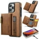 thumbnail image 2 of 2 In 1 Detachable Magnetic Leather Wallet Phone Case For iPhone 15 14 13 12 11 Pro Max Plus Zipper Card Slot Pocket Holder Cover, 2 of 4