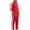 Red, variant on Tumotour Plus Size 2 Piece Sweatsuits for Men'S Color Block Stand Collar Full Zip Long Sleeve Jacket with Sweatpants Tracksuit Set Drawstring Elastic Waist Athletic Workout Running Sportswear Set
