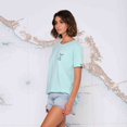 thumbnail image 4 of Salty Crew Women's Tailed Boyfriend Relaxed Fit Premium Tee T-Shirt (X-Small, Sea Foam), 4 of 5