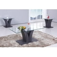 thumbnail image 2 of Table de bout K-Living Aloe de couleur grise, 2 of 3