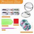 thumbnail image 4 of Cuadros Decorativos DIY Crystal Diamond Mirror Paint por Number Kits Flamingo for Girl (074) Wdftyju embutido en tela, 4 of 4
