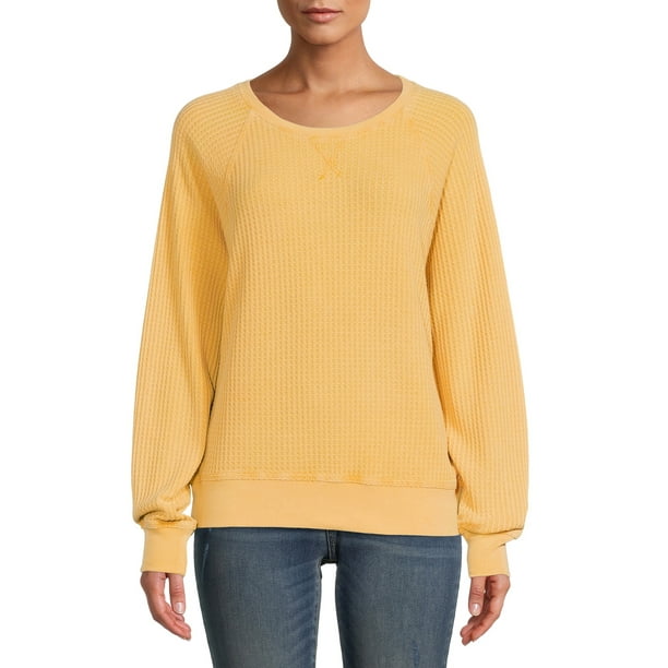 windsor color block waffle knit pullover