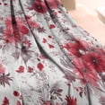 thumbnail image 3 of Pioneer Flower Floral Print Pattern Blanket,Comfortable Soft Lamb Wool Throw Blanket,All Season,Warm Lightweight Blankets for Sofa Bed Couch Living Room Chair,60"x80", 3 of 4