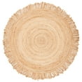 thumbnail image 2 of SAFAVIEH Braided Abby Solid Reversible Area Rug, Natural, 6' x 6' Round, 2 of 7