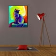 thumbnail image 6 of Epic Graffiti 'Pop Art Black Cat' by Furbaby Affiliates, Canvas Wall Art, 26"x30", 6 of 8