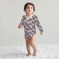 thumbnail image 4 of Xecao Pigs 1 Print Baby unisex-baby Cotton Long-sleeve Bodysuits-12 Months, 4 of 6