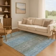 thumbnail image 7 of Addison Rugs Mayfield Premium Machine Washable Transitional Geometric Blue Rectangle Rug, 5' x 7'6", 7 of 7