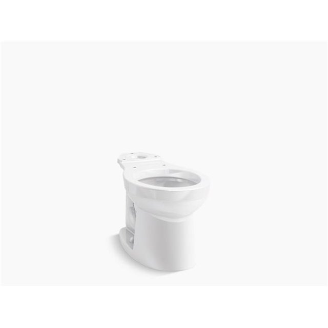 Kohler K-25096-0 Cuvette de Toilette à devant Rond Kingston, Blanc