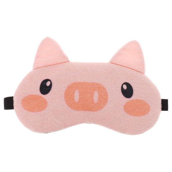 Unique Bargains Soft Shy Pig Eyes Sleep Mask Pink Comfortable Eye Cover for Sleep