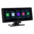 thumbnail image 3 of Portable Car Stereo Receiver MP5 Player with 10.26'' Touchscreen Liftable Dash Camera 12 Lights DVR Backup Camera BT 5.0 Desk Stand Suction Cup Holder Compatible with Appleplay Android Aut, 3 of 7