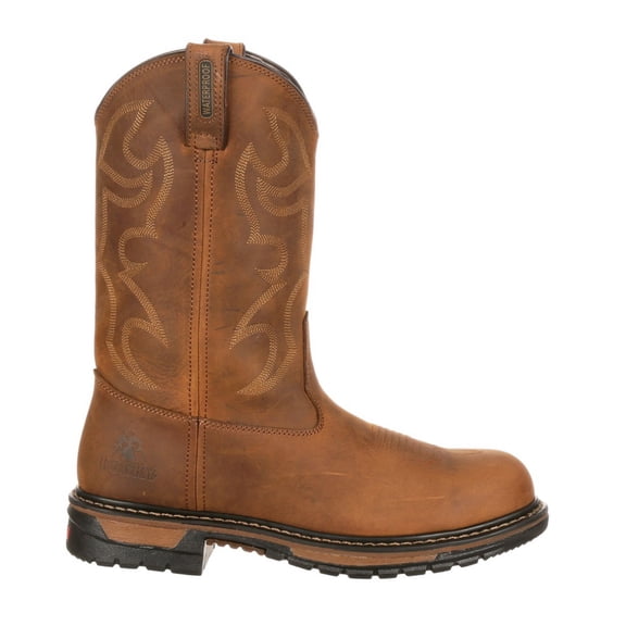 Rocky Original Ride Branson Steel Toe Waterproof Western Boots