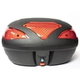 thumbnail image 2 of Caja porta equipaje para moto Kinlley 43L Negra base metalica 43L 56 cm 32 cm 16 cm, 2 of 4