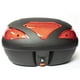 thumbnail image 2 of Caja porta equipaje para moto Kinlley 43L Negra base metalica 43L 56 cm 32 cm 16 cm, 2 of 4