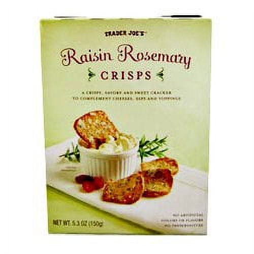 TJs Raisin Rosemary Crisps