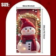 thumbnail image 6 of Christmas Elastic Fabric Door Cover Home Decor, 35x79 Inch Santa Claus Design Door Banner, Xmas New Year Front Door Hanging Decor for Holiday Home Decoration, 6 of 6