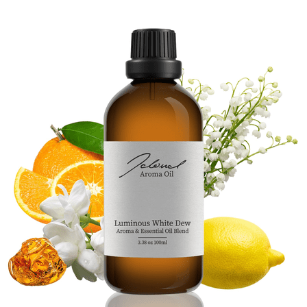 JCLOUD Luminous White Dew Essential Oil Inspired by Westin Hotel | Hotel Scent - Pure Aromatherapy Diffuser Oil with Orange and Lily of The Valley, Home Luxury & Hotel Scents for Diffuser - 100mL