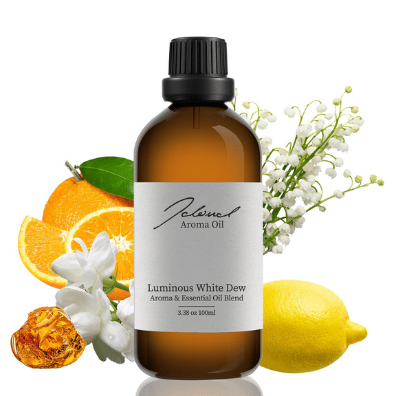 JCLOUD Luminous White Dew Essential Oil Inspired by Westin Hotel | Hotel Scent - Pure Aromatherapy Diffuser Oil with Orange and Lily of The Valley, Home Luxury & Hotel Scents for Diffuser - 100mL