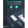 thumbnail image 4 of LAICAIW Portable-Charger-Power-Bank-2 Pack 15000mAh Dual USB Power Bank Output 5V3.1A Fast Charger Portable Charger Compatible with Smartphones and All USB Devices (Light Black and White), 4 of 7