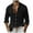 Black, variant on Men Linen Shirts,Solid Color Stand Collar Long Sleeve Button Down Shirts,Autumn Winter Office Business Work Blouses Comfort Breathable Cotton Linen Tees Casual Loose Tops with Pocket