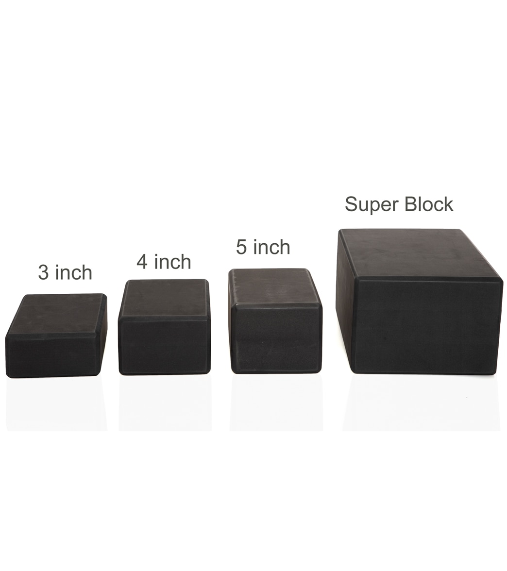 Everyday Yoga High-Density Foam Block, Lightweight & Durable with Smooth Beveled Edges