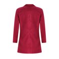 thumbnail image 4 of TheFound Men Wool Coat Winter Trench Coat Outwear Overcoat Long Sleeve Button Up Jacket, 4 of 8