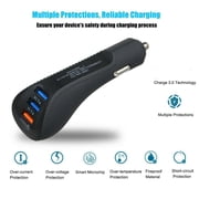 2/3 USB Slot Quick Charge   Car Charger Adapter For Mobile Phone