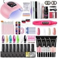 thumbnail image 1 of Nail Set With Nail Lamp Nail Dryer Manicure MachineSet Polygels Nail Polish Gel Set Soak-off Nail Art Tools Sets_Perfect Gift, 1 of 4